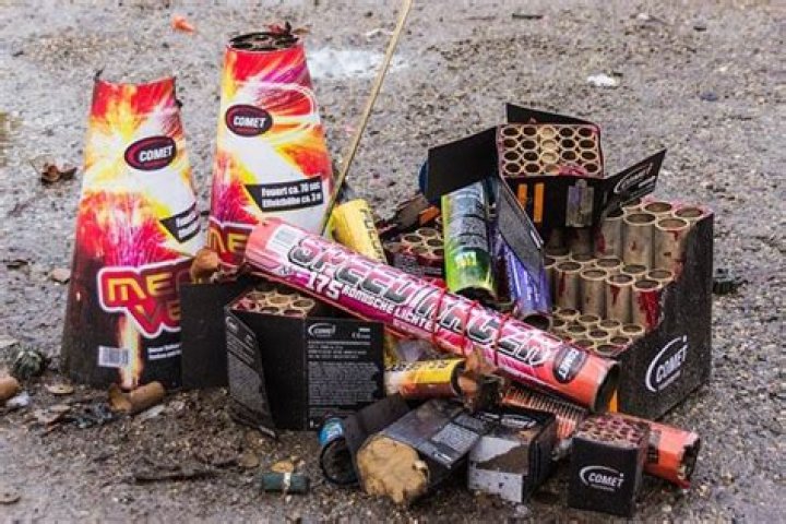 Defective firework
