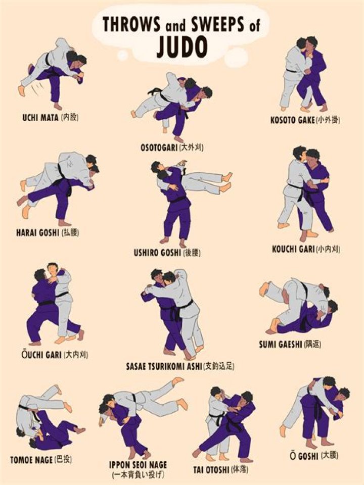 Self-defense sport with throws